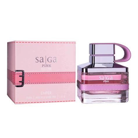 saga pink perfume for women.